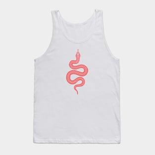 Snake Illustration minimalist aesthetic Tank Top